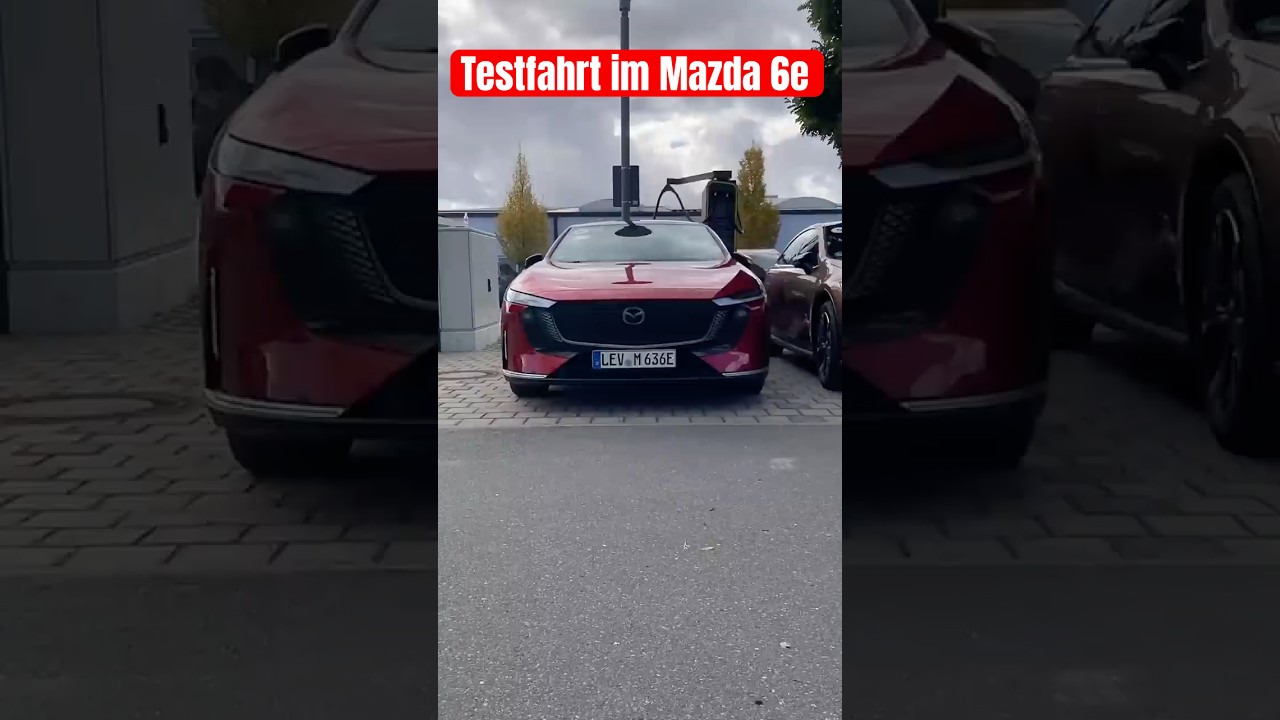 Das Mazda-6e-Fahrevent der Auto Motor und Sport 2025.              