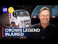 Community rallies behind AFL great Tony Modra following truck crash | 9 News Australia