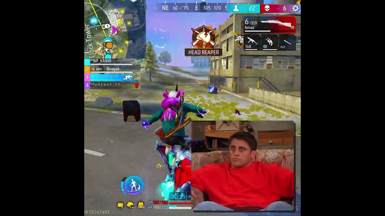 At the end, she revives her teammates😥