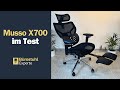 Musso X700: Bürostuhl im Test (25 € Rabattcode in Videobeschreibung)