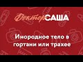 Инородное тело в гортани и трахее | Неотложная помощь | Доктор Саша (1 минута)