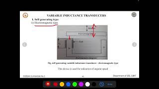 Variable Inductance Transducers