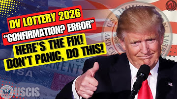 DV 2026 Results Not Working? Here