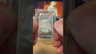Серебряный базовый слиток весом 1oz по мотивам buffalo coin