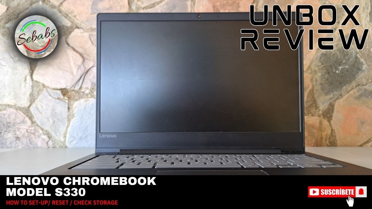 Lenovo chromebook s330 - HOW TO SET-UP/ RESET / CHECK STORAGE