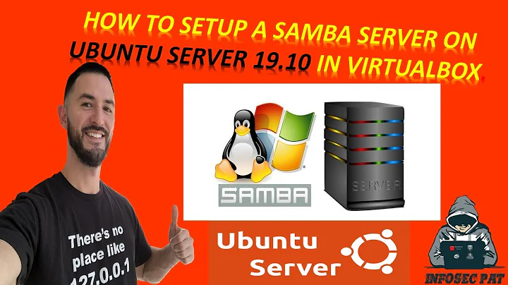 How to Install and Configure Samba on Ubuntu Server 19.10 - Video 2020
