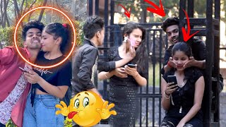 Holi  Special Prank On Cute Girls 😍Part -2|| With Twist 😱Funny video 😅||Onpublicprank