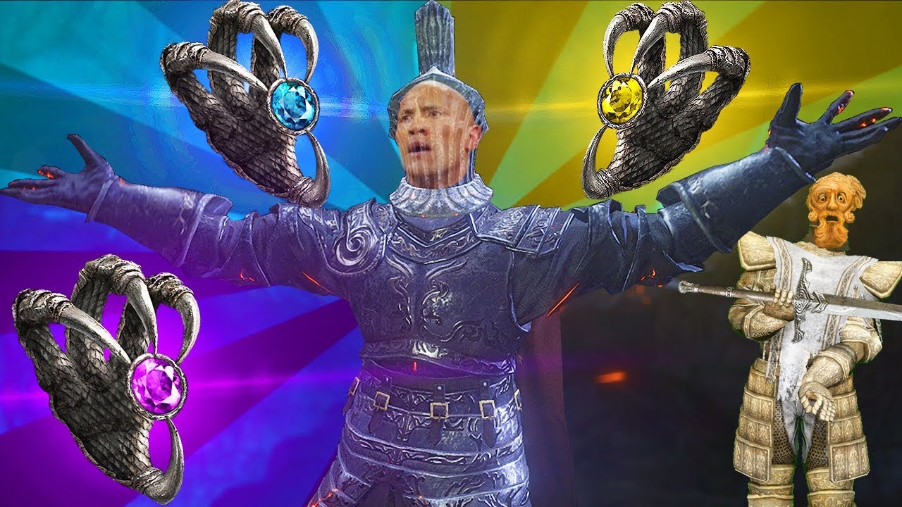 Dark Souls 3 PvP: 4x Split Damage Drakeblood GS + The Clutch Rings Of Uselessness...