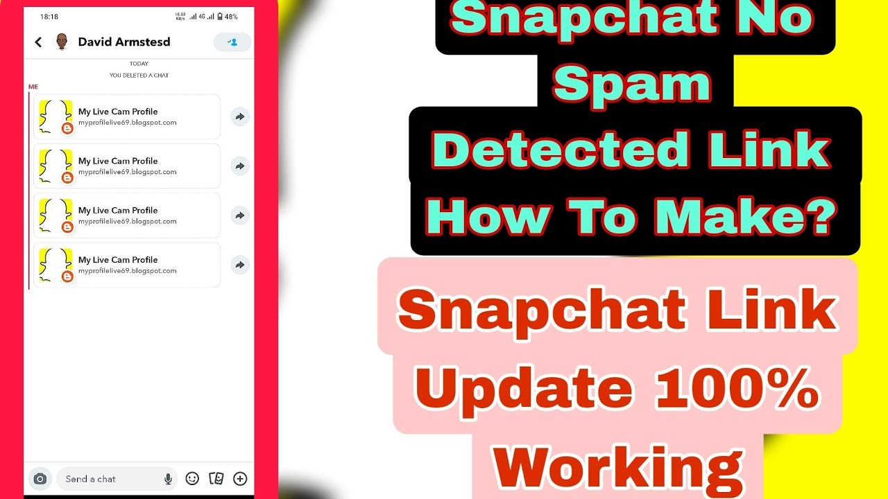 Snapchat Link New Update 2024 [100% working]🤑🤑🤑🤑 - YouTube