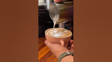 How to make tulip 🌷 latte art #latteartclass #coffee #tutorial #coffeemaking #brewmaster2415