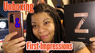 Samsung ZFold2 - Unboxing \& First Impressions  #SamsungZFold5G