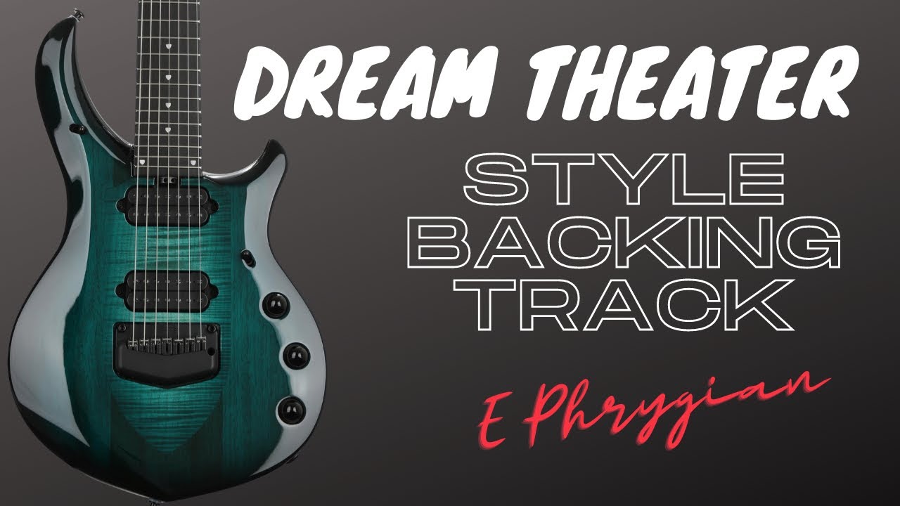 Dream Theater Style Guitar Backing Track