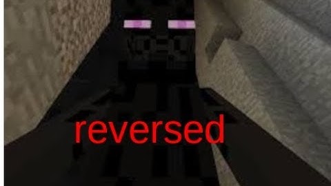 All Enderman sounds in reversed!!! ( Secret language revealed?)