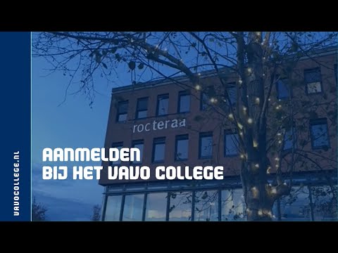 AANMELDEN VAVO COLLEGE HELMOND