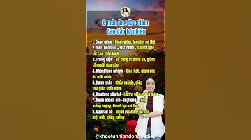 8 loại thức ăn giảm đau đầu một cách tự nhiên #dongocdiep #songkhoe