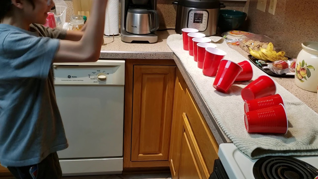 Plastic Cup Challenge YouTube