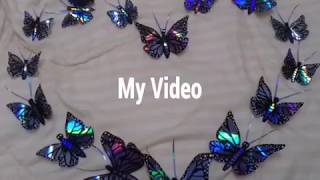 DVD Recycled Butterfly Tutorial / DVD Recycling craft /How to recycle an old DVD in to a Butterfly