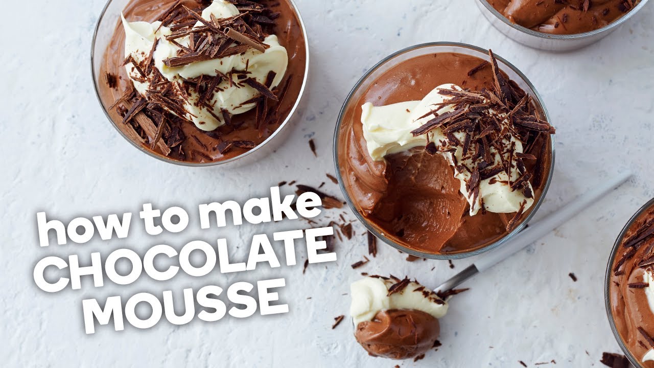 How to make chocolate mousse YouTube