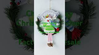 Factory wholesale reindeer wreath #christmas #reindeer #wreath #christmasfactory #christmassanta