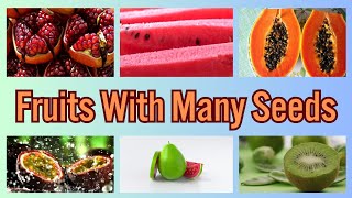 Fruits with Many Seeds | Fun Learning for Kids | Fruit names | For kids UKG LKG Nursery/pre-primary