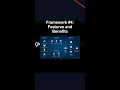 Framework #4: Features and Benefits #ai #artificialintelligence #machinelearning #aiagent Framework
