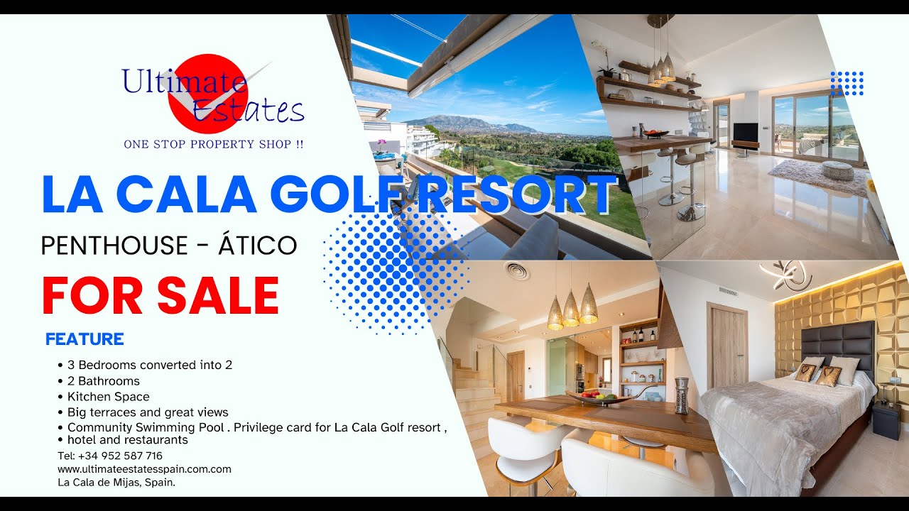 Duplex Penthouse for Sale - Horizon Golf - La Cala Golf Resort - Ultimate Estates - La Cala de Mijas