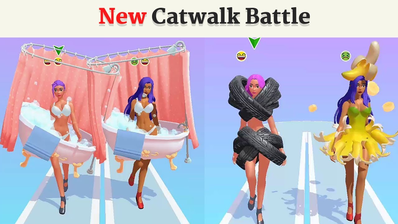 Catwalk battle 2022 gameplay walkthrough - 👸👗 all levels (Mobile Gameplay)