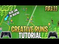 This is gamebreaking fifa 22 creative runs tutorial  trigger manual runs to control teammates