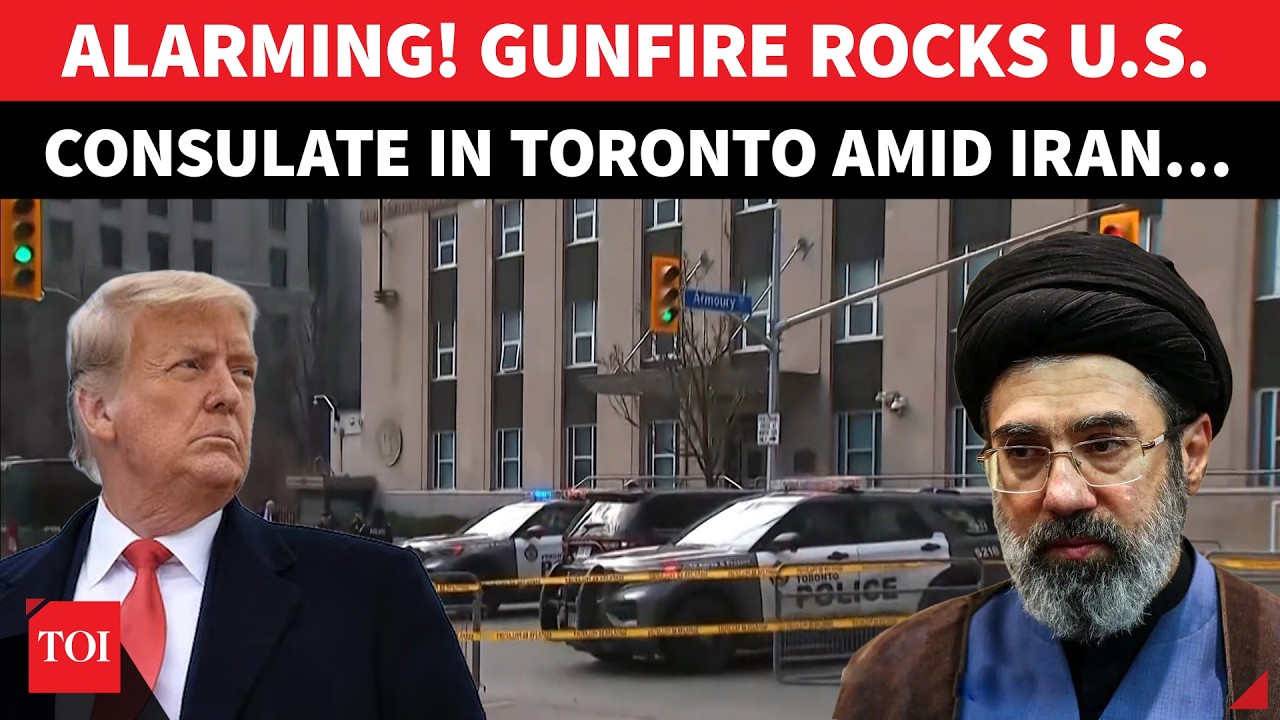 GUNFIRE AT US Consulate in Toronto Amid Trump’s War On Iran; Security Alert Imposed | Panic Grips