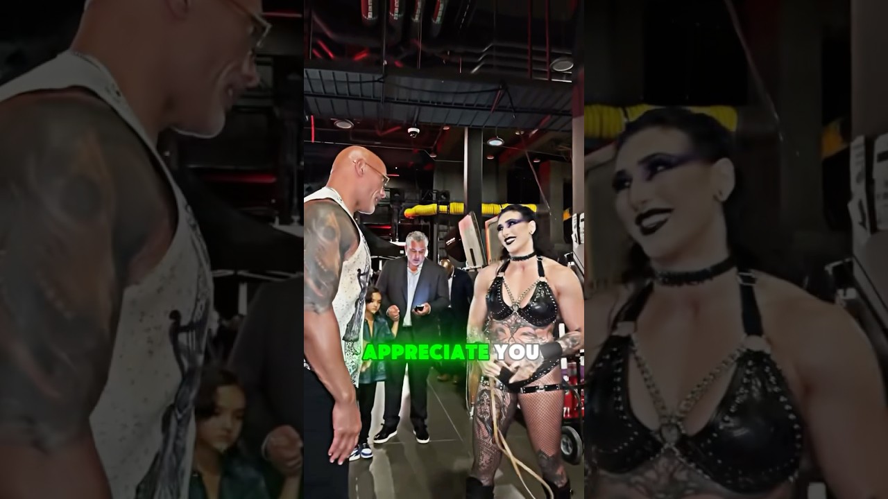 Rhea Ripley MET THE Rock And EARNED HIS RESPECT 🔥