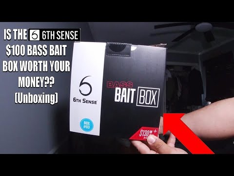 IS THE 6TH SENSE $100 BASS BAIT BOX WORTH YOUR MONEY?? (Unboxing)