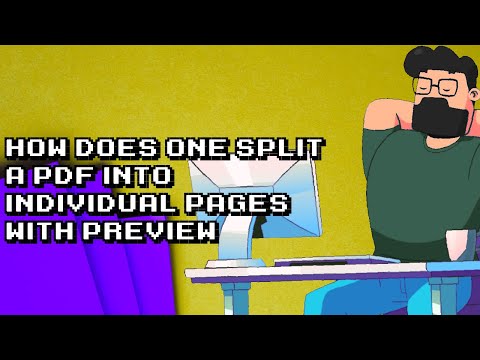 Effortless Way to Split PDF into Individual Pages using Preview