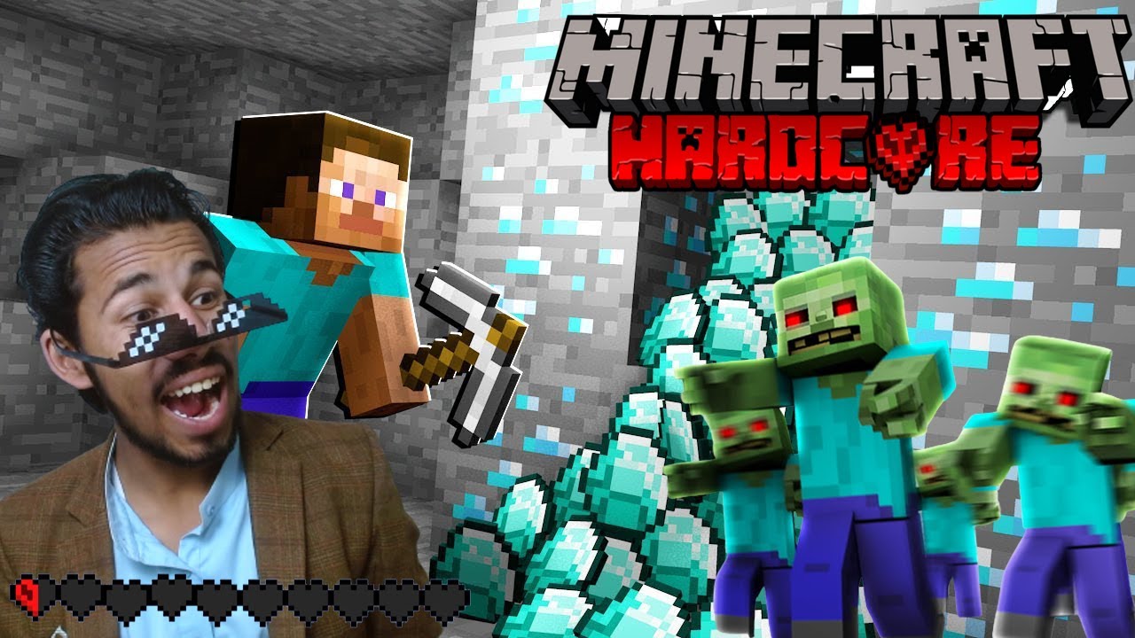 I Found Diamond But Almost Died - Minecraft Hardcore #2 - YouTube