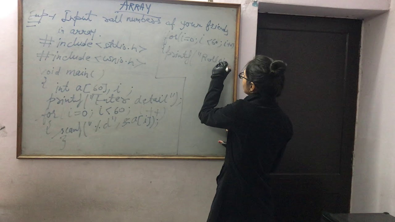 One Dimensional Array Example YouTube One dimensional array example youtube