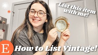 A Detailed Step-by-Step Guide on How to List Vintage Items on Etsy! ✨️| Vintage Home Decor Etsy Shop