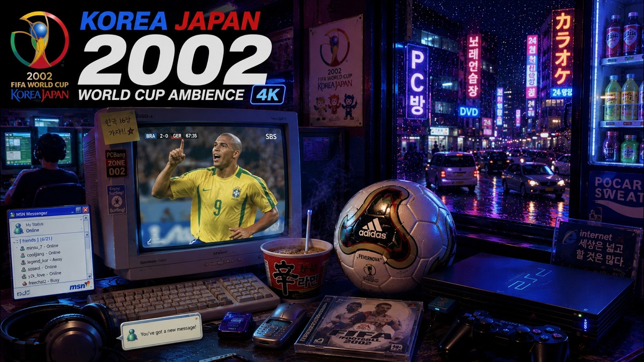 Korea/Japan 2002 ?⚽ World Cup Ambience | 4K - YouTube