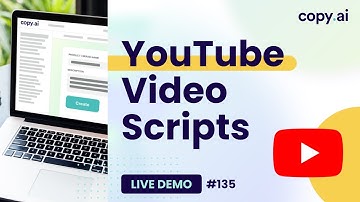 Copy.ai Live Demo #135: YouTube Video Scripts