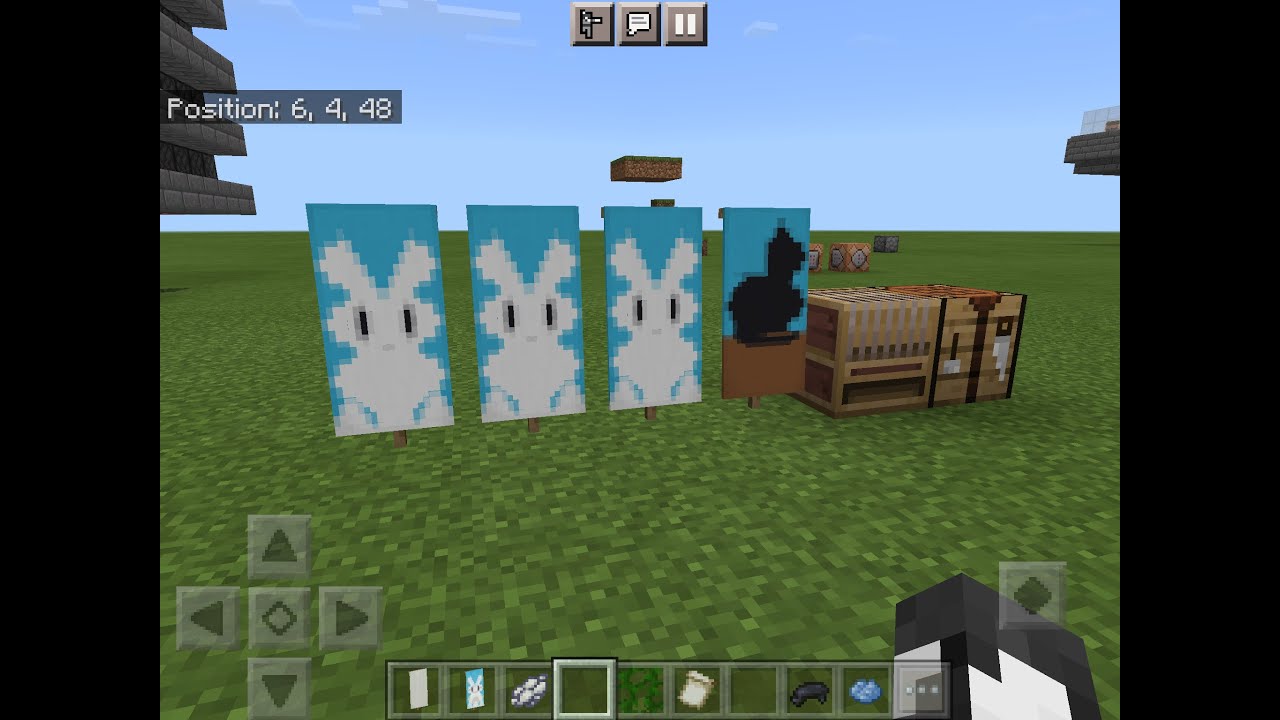 Minecraft rabbit banner design