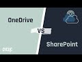 Diffrence entre onedrive et sharepoint 