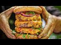 🍔 Triple Cheeseburger From Food Heaven - Step by Step Recipe