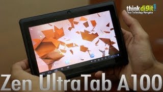 Zen Ultratab A100 Video Review