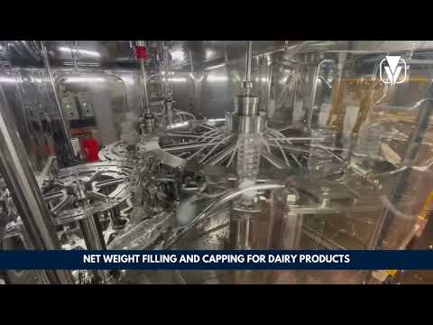 Chocolate milk: bottling and capping