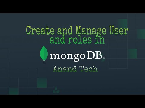 create and manage user and roles in mongo db   Made with Clipchamp
