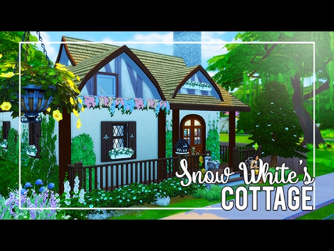 The Sims 4 Speed Build Snow White S Cottage Sims 4 Disney