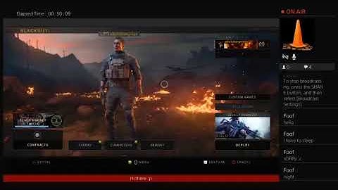 Streaming COD4 with my friend :D