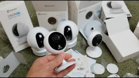 (4) ASMR EZVIZ Pan & Tilt 360 AI Auto Detect 1080p FHD Security Cameras!