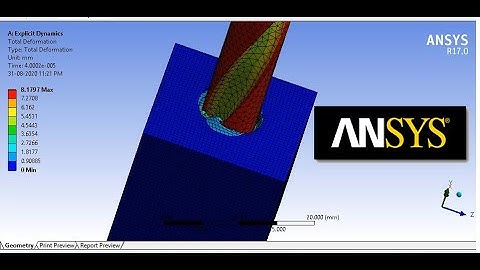 How to Design and Get Analysis done on Drill Bit Part-3(SolidWorks 2017 + Ansys Workbench 17)