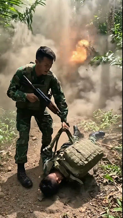 Serangan Mendadak di Hutan! Baku Tembak Intensif dan Evakuasi Prajurit Terluka #army