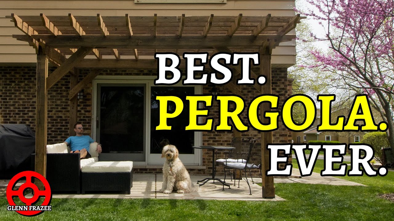 Download One Man Builds a PERGOLA in TWO DAYS on a Concrete Patio