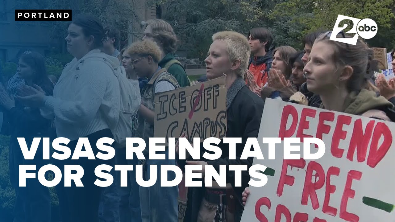 Oregon international students have visas reinstated after federal reversal